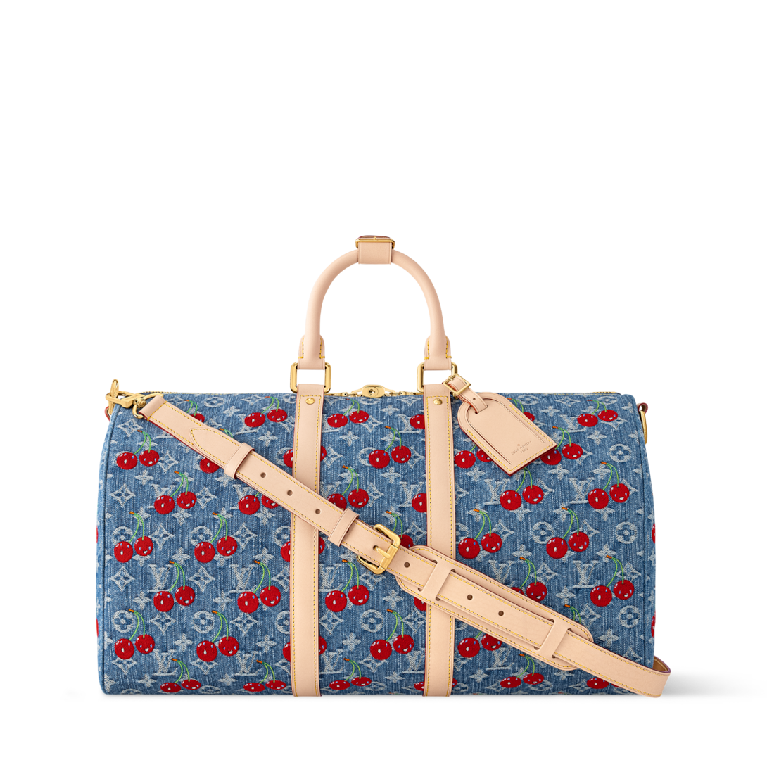 LV x TM Keepall Bandoulière 45 Monogram Denim - Women - Travel